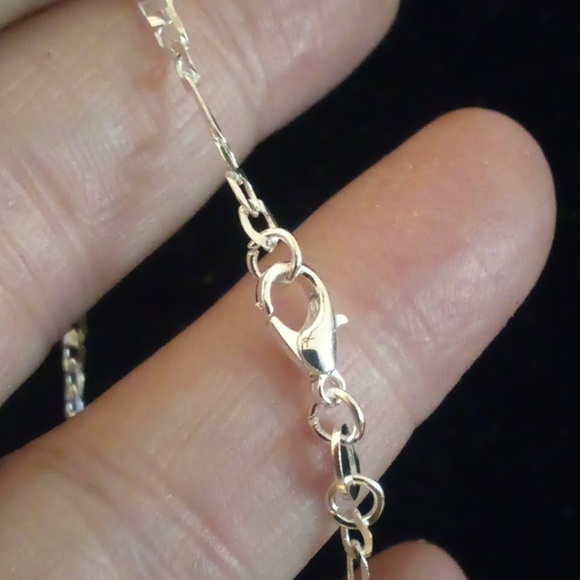 💝2/$20💝 NWOT - Sterling Silver Necklace High Quality Link Chain Necklace - 20" - Picture 3 of 4